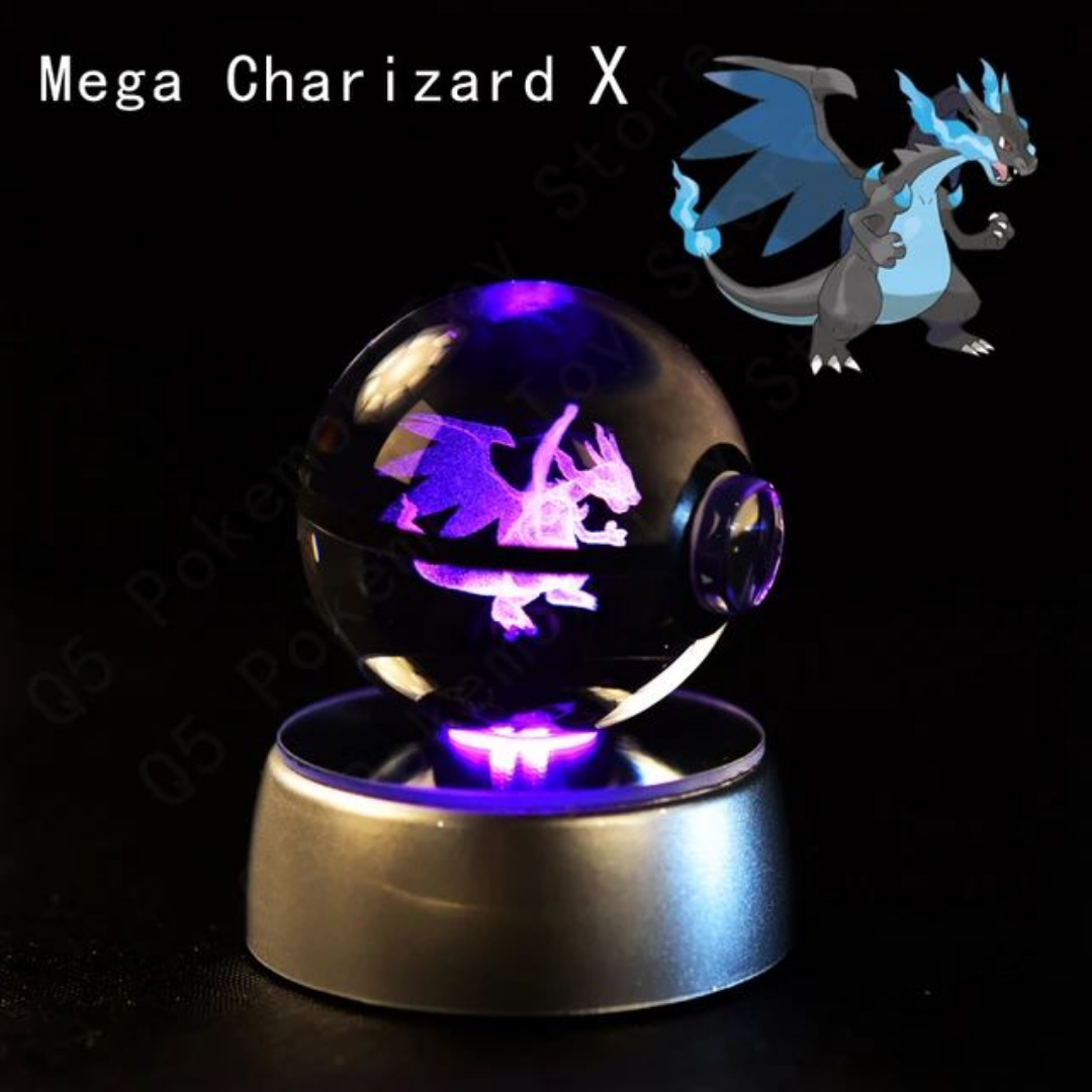 Illuminated Crystal Pokeball