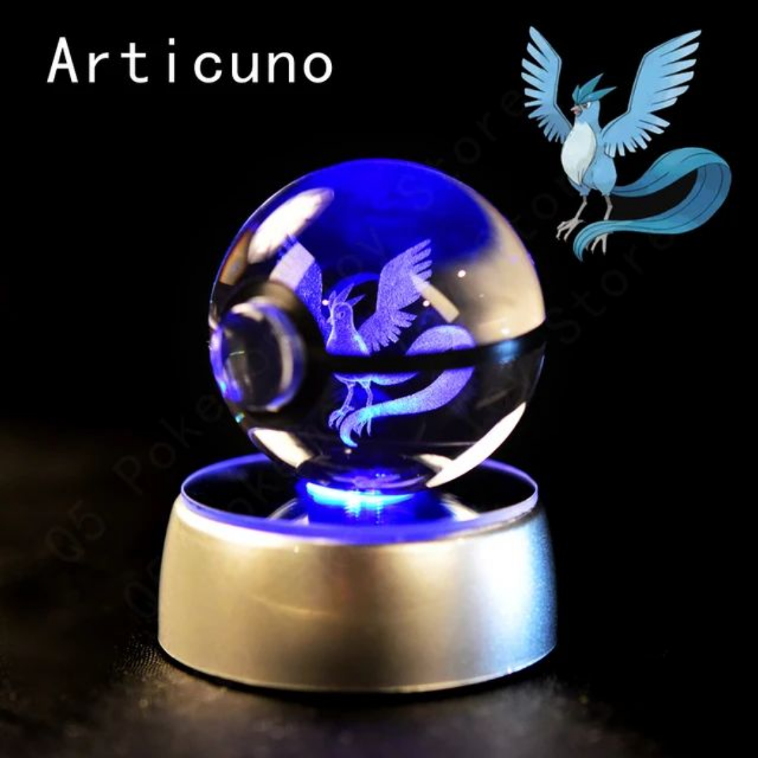 Illuminated Crystal Pokeball