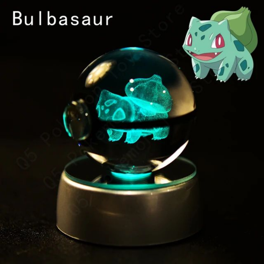 Illuminated Crystal Pokeball