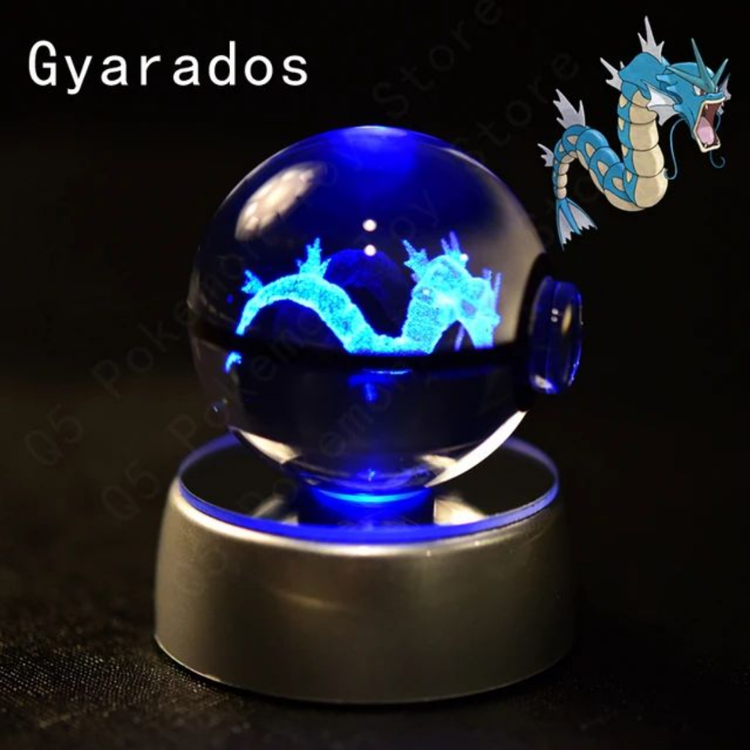 Illuminated Crystal Pokeball