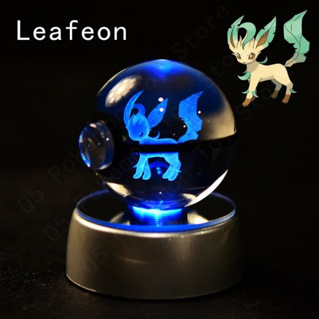 Illuminated Crystal Pokeball