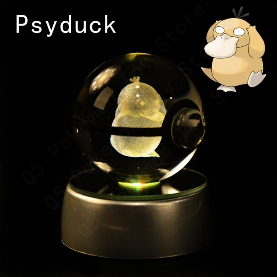 Illuminated Crystal Pokeball