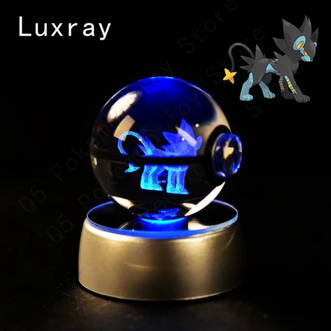 Illuminated Crystal Pokeball