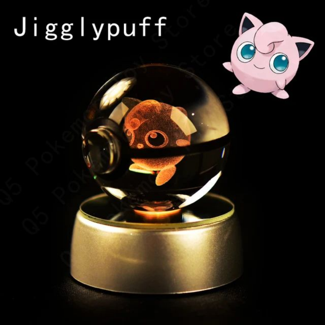 Illuminated Crystal Pokeball