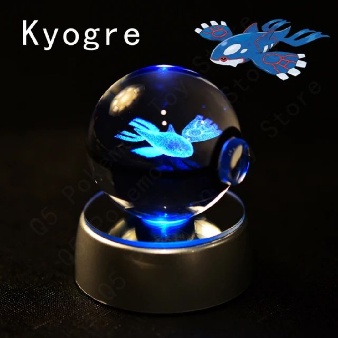 Illuminated Crystal Pokeball