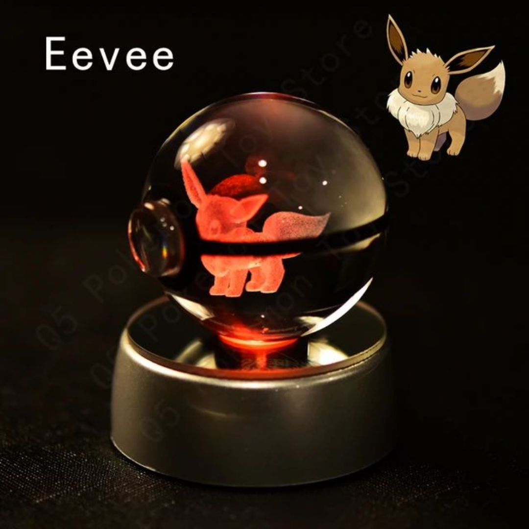 Illuminated Crystal Pokeball