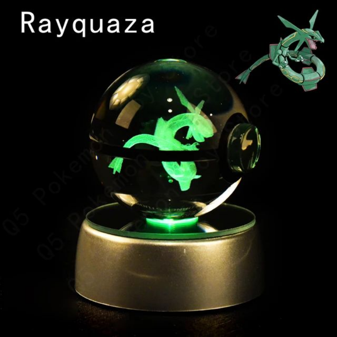 Illuminated Crystal Pokeball