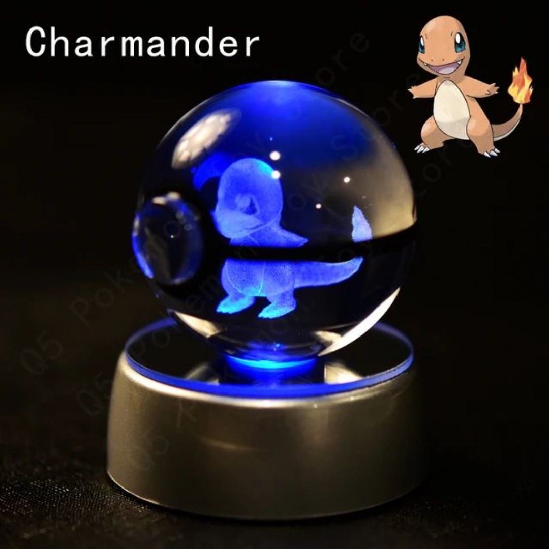 Illuminated Crystal Pokeball