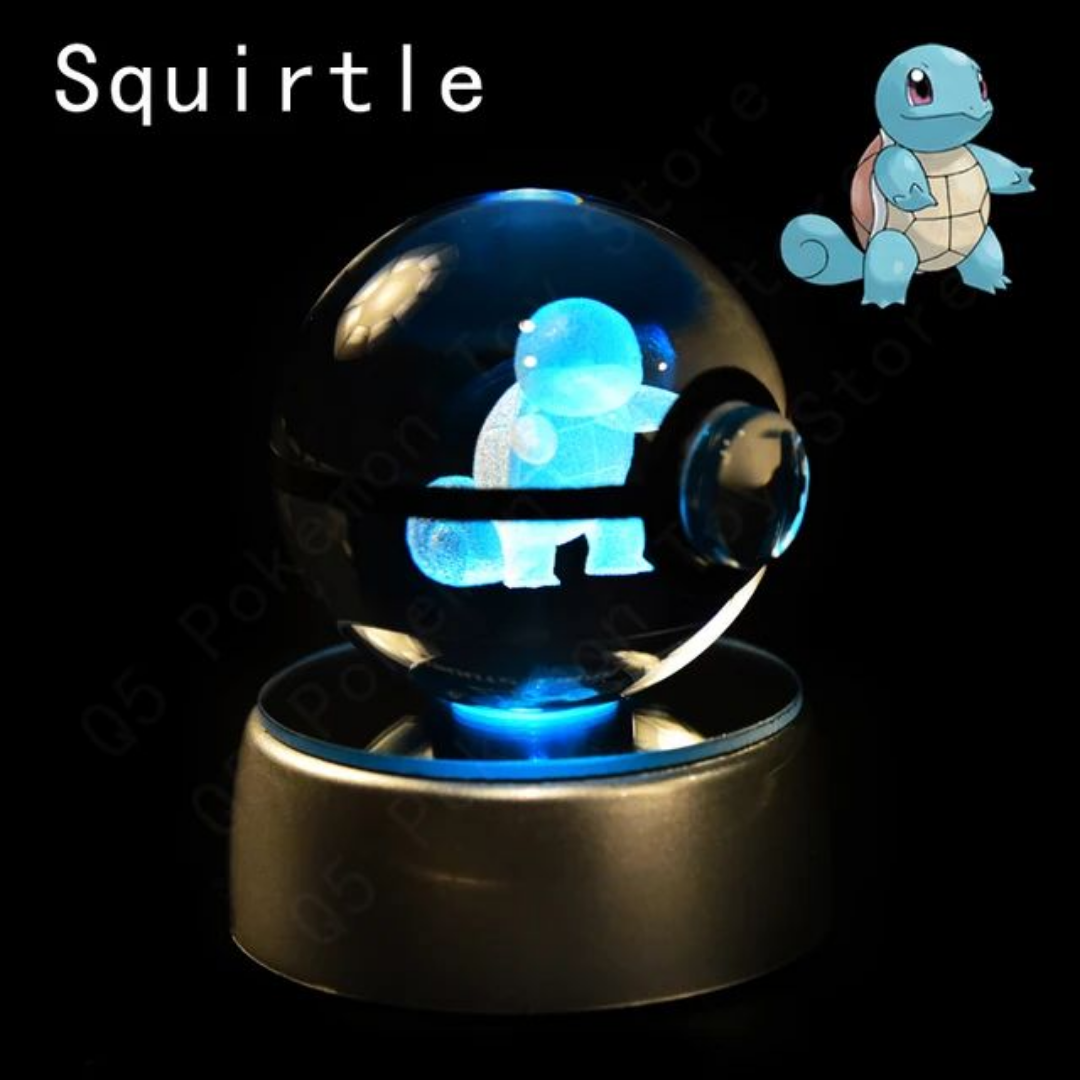 Illuminated Crystal Pokeball